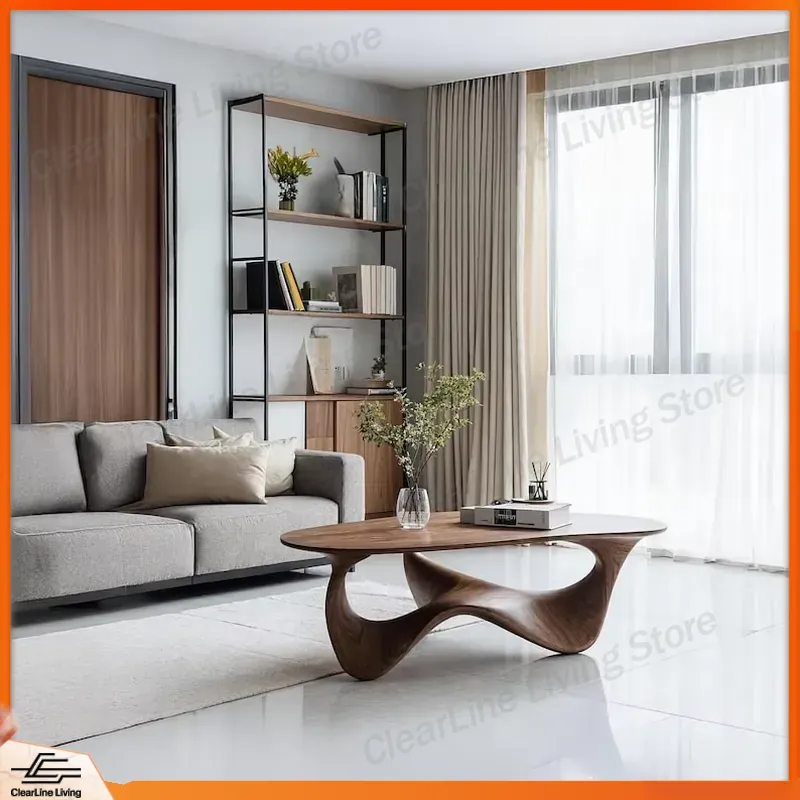 Modern Solid Wood Coffee Table - Sustainable Living Design review and price