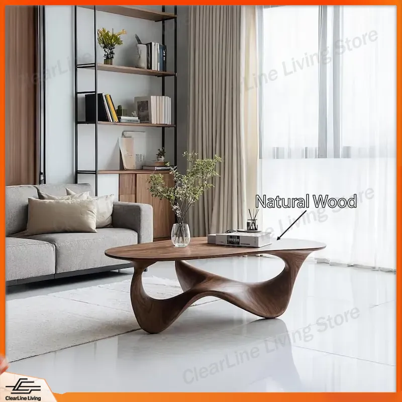 Modern Solid Wood Coffee Table - Sustainable Living Design review and price