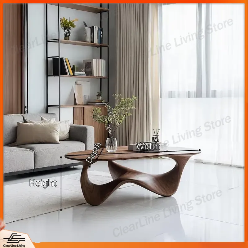 Modern Solid Wood Coffee Table - Sustainable Living Design review and price